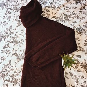 Maroon Ann Taylor Turtleneck Sweater